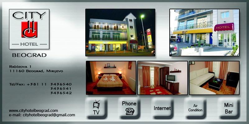 City Hotel Belgrado Exterior foto